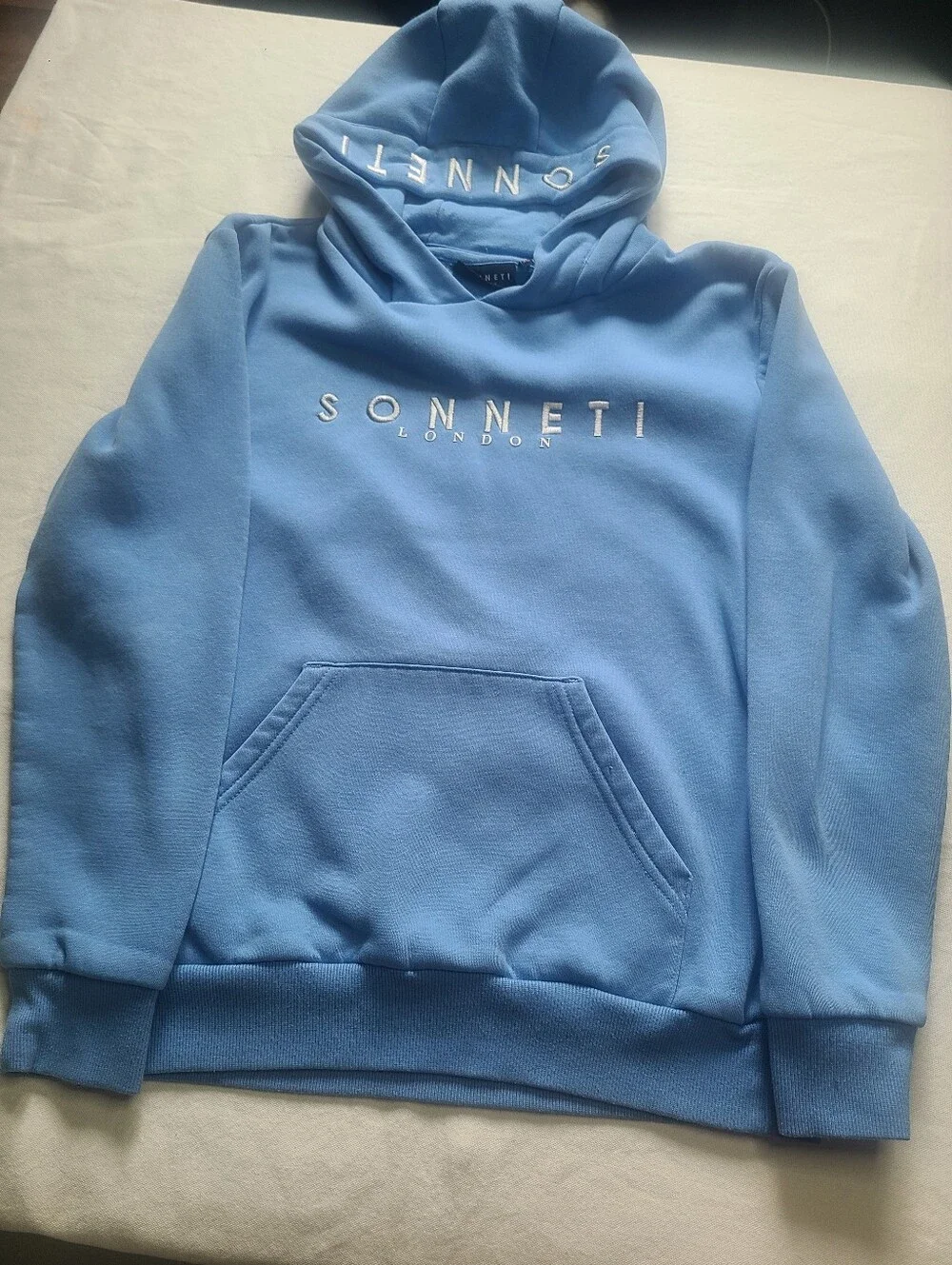 Big Kids Light Blue Hooded Sweatset